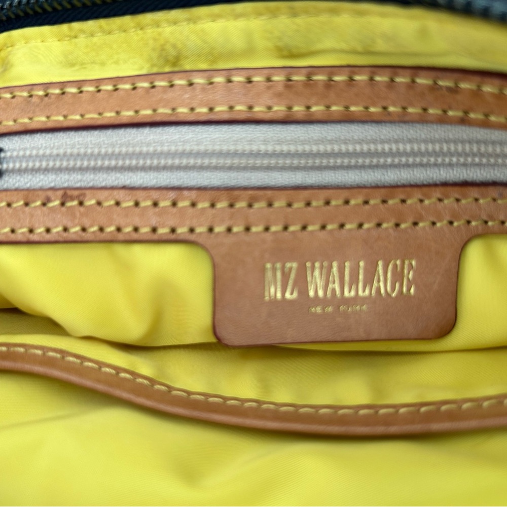 MZ Wallace Quilted Navy Crossbody with Braided Strap - Picture 6 of 11
